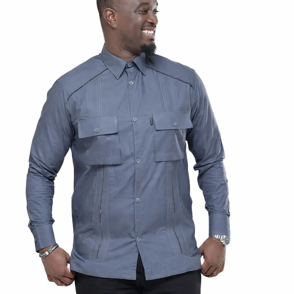 Chemise en coton à manches longues – 1 pièce